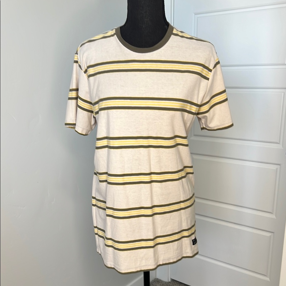 Billabong Vintage Americana Men’s Small Striped Short Sleeve Tee